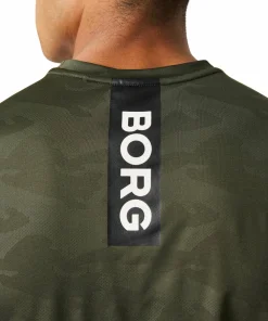 Clearance Björn Borg Men's Borg Performance T-Shirt Forest Night