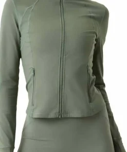 Clearance Björn Borg Women's Borg Soft Zip Midlayer Agave Green