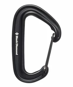 Hot Black Diamond MiniWire Carabiner Black