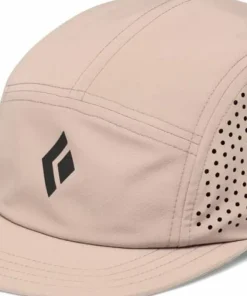 Hot Black Diamond 5-Panel Synthetic Cap Pale Mauve-Black Icon Logo