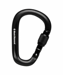 Hot Black Diamond PearLock Screwgate Black