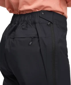 Black Diamond Women's Fineline Strch Fz Pants Short Black