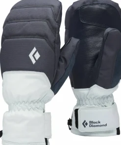 Black Diamond Women's Mission Mx Mitts Charcoal-Belay Blue