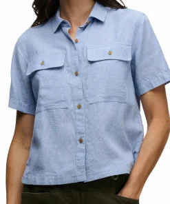 Outlet Black Diamond Women's Scenic Route Ss Shirt Creek Blue-Glacier