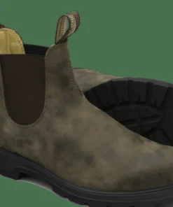Outlet Blundstone Unisex Casual Chelsea Boots #585 Rustic Brown