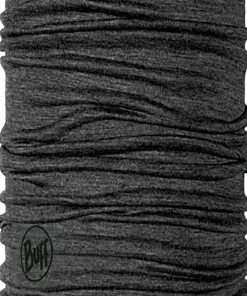 Hot Buff Lightweight Merino Wool Tubular Solid Grey