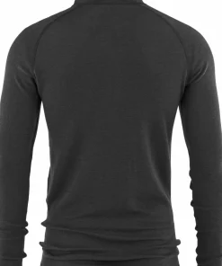 Clearance Bula Men's Geo Merino Wool Halfzip DGREY