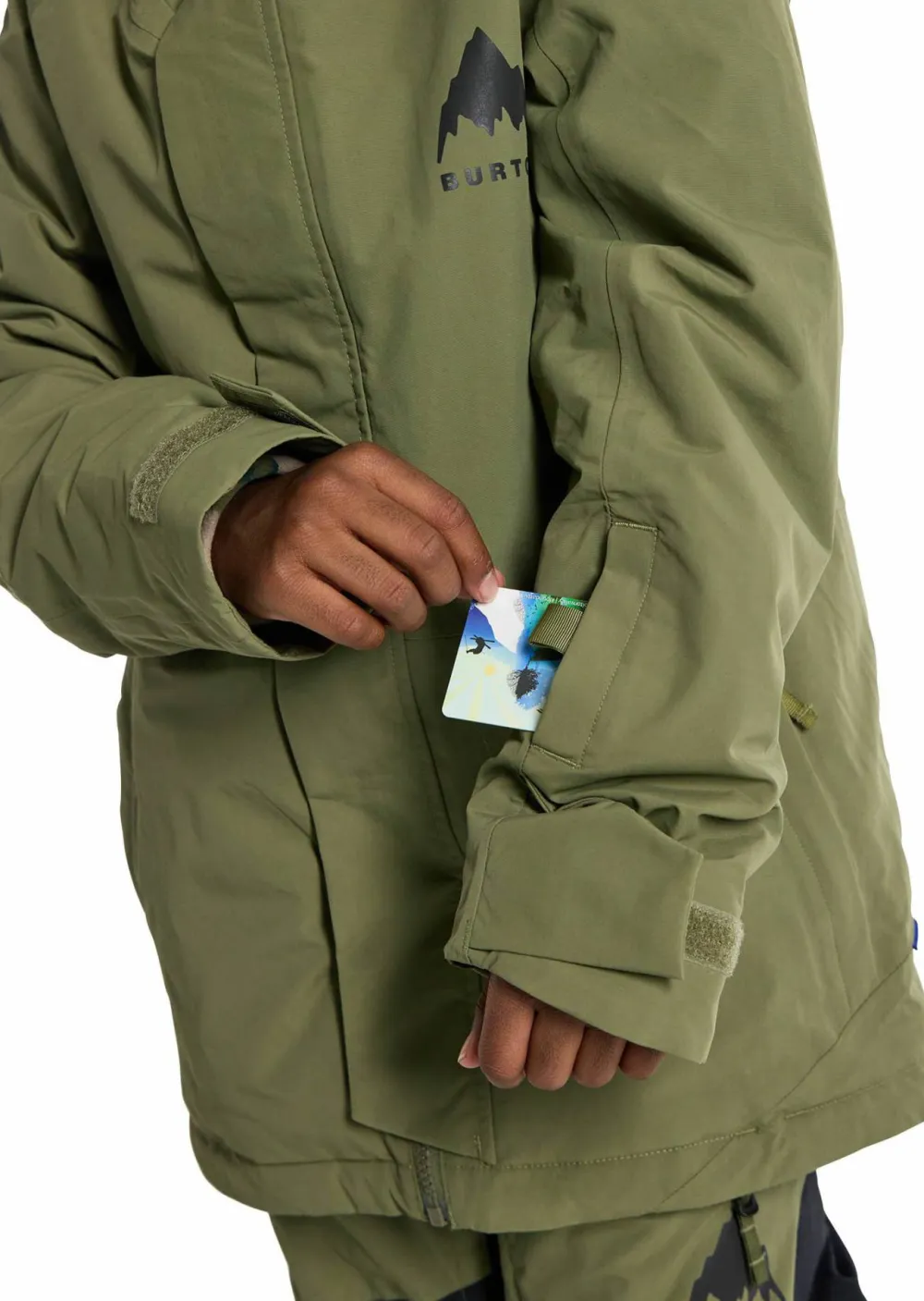 Outlet Burton Kids Skimmer Jacket Forest Moss