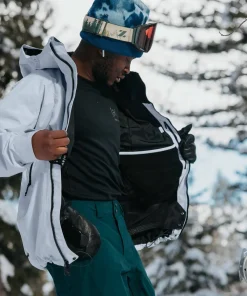New Burton Men's Ak Gore Cyclic Jacket Gray Cloud