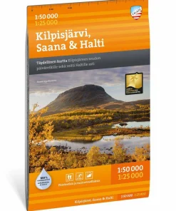 Outlet Calazo förlag Kilpisjärvi, Saana & Halti 1:50 000/1:25 000 Hiking map