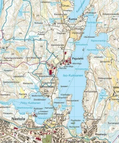 Online Calazo förlag Salpausselkä: Lahti & Hollola 1:25 000 Topographic map