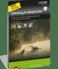 Hot Calazo förlag Silkeborg & Søhøjlandet 1:25.000 NoColour