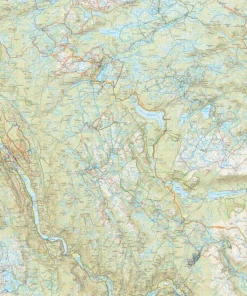 Outlet Calazo förlag Vassfarstien 1:50 000 Hiking map