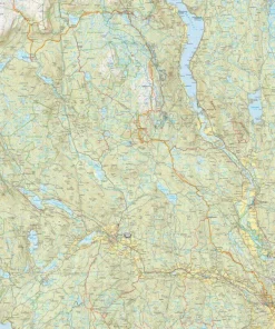 Outlet Calazo förlag Vassfarstien 1:50 000 Hiking map