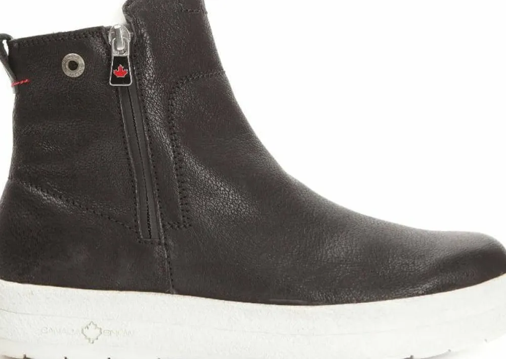Canada Snow Women's Mount Baker Leather Boots Black