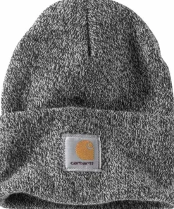 Discount Carhartt Knitted Cuffed Beanie Black/White
