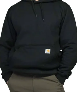 Discount Carhartt Men's Hooded Sweatshirt Black
