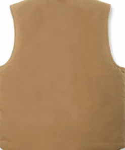 Sale Carhartt Men's V01 Insulated Rib Collar Vest Brown