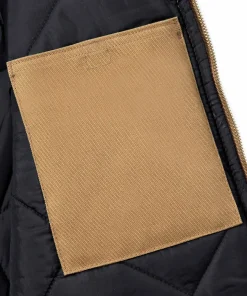Sale Carhartt Men's V01 Insulated Rib Collar Vest Brown