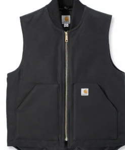 Sale Carhartt Men's V01 Insulated Rib Collar Vest Black