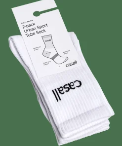 Discount Casall Unisex Urban Tube Sock 2-Pack White