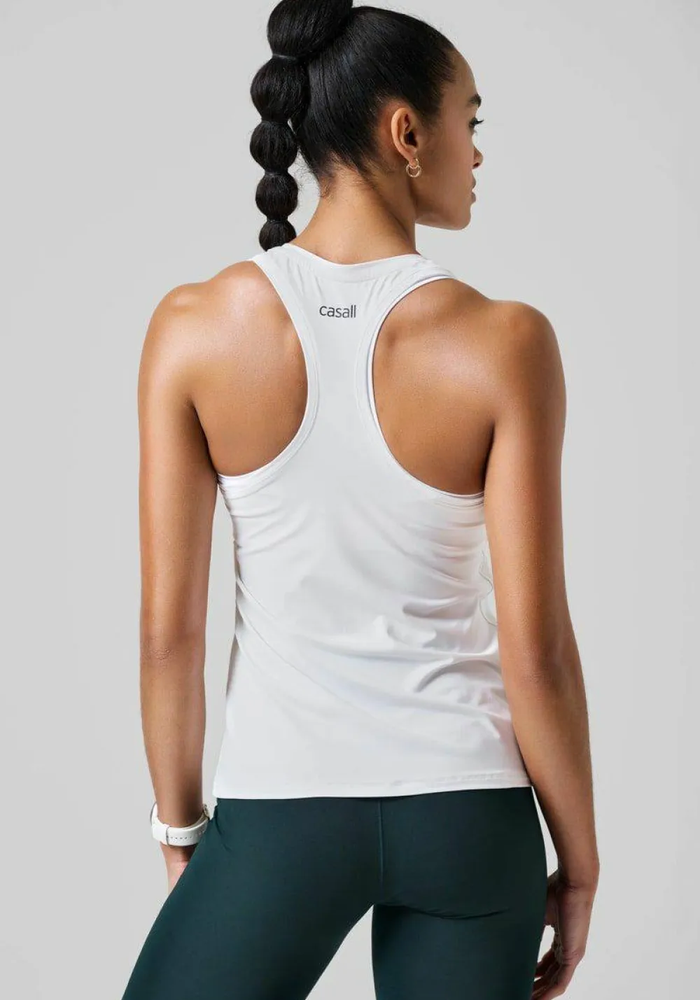 Casall Women's Essential Racerback Tank White