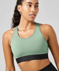 Outlet Casall Women's Graphic Sports Bra Dusty Green
