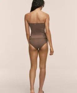 Casall Women's High Waist Bikini Hipster Warm Khaki