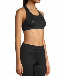 Sale Casall Women's Iconic Wool Sports Bra Black Logo