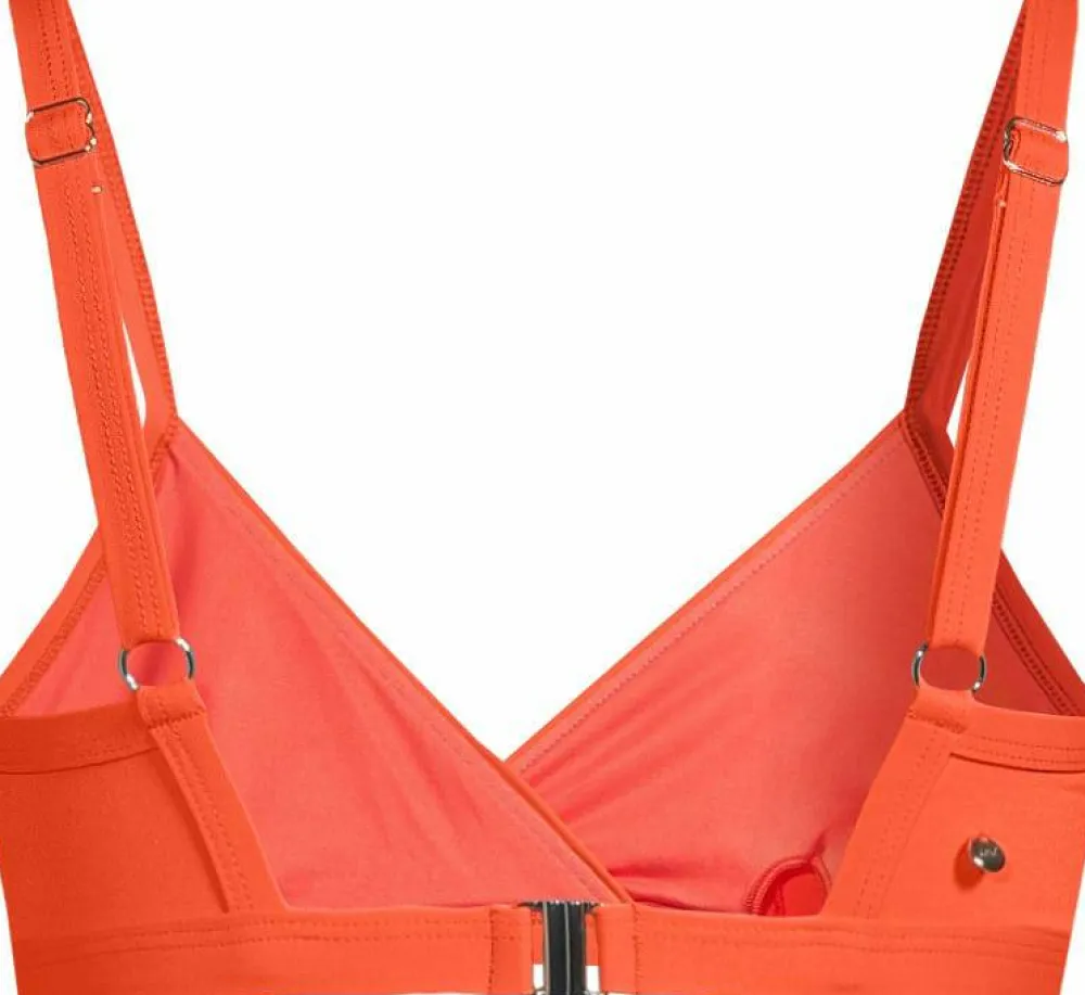 Hot Casall Women's Overlap Bikini Top Sunrise