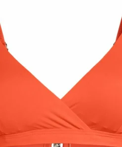 Hot Casall Women's Overlap Bikini Top Sunrise
