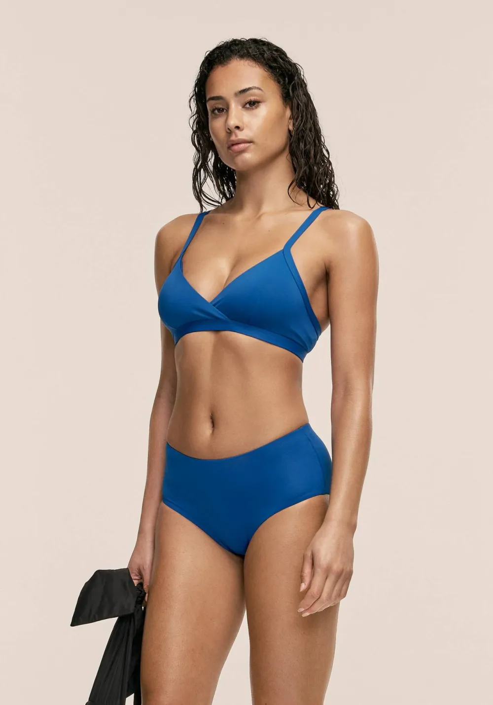 Clearance Casall Women's Overlap Bikini Top Blue Teel