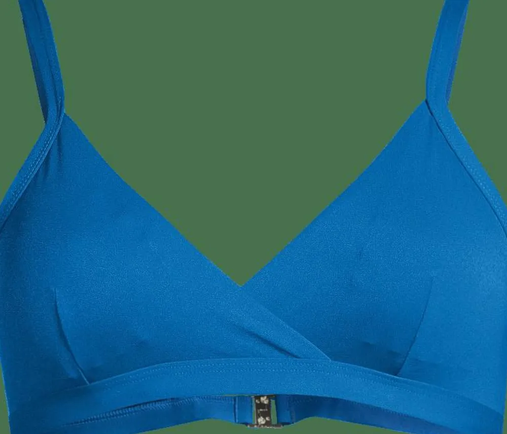 Clearance Casall Women's Overlap Bikini Top Blue Teel