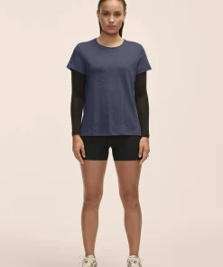 Best Casall Women's Soft Texture Tee Core Blue
