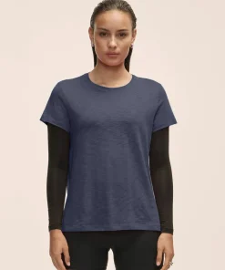 Best Casall Women's Soft Texture Tee Core Blue