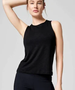 New Casall Women's Soft Texture Tank Black