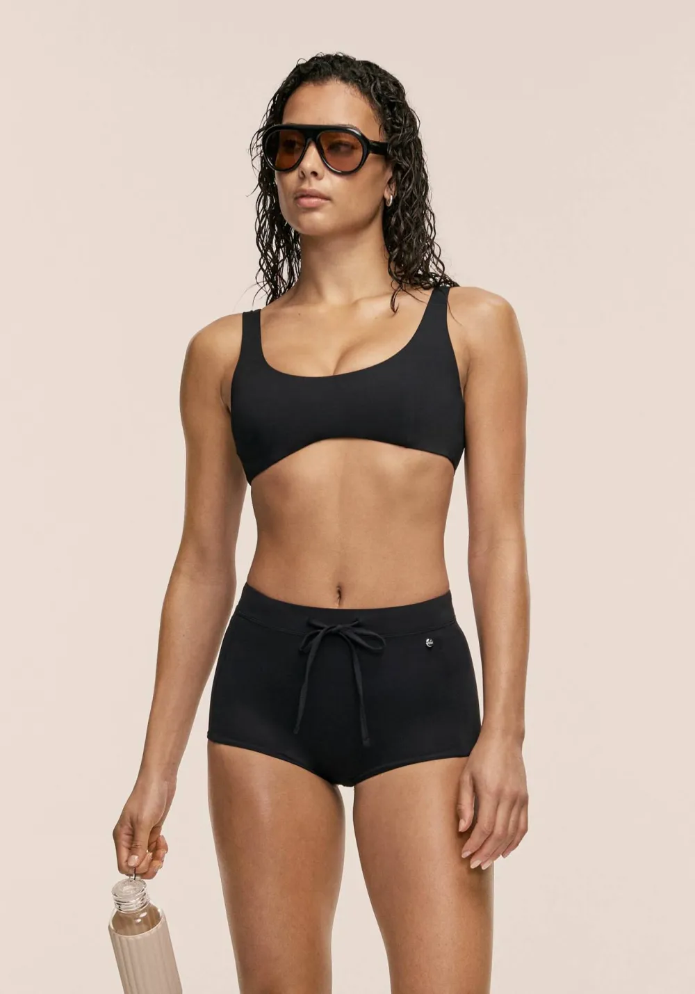 Clearance Casall Women's Vibrant U-Shape Bikini Top Black