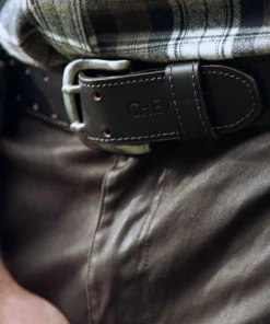 Best Chevalier Barrow Leather Belt Leather Brown