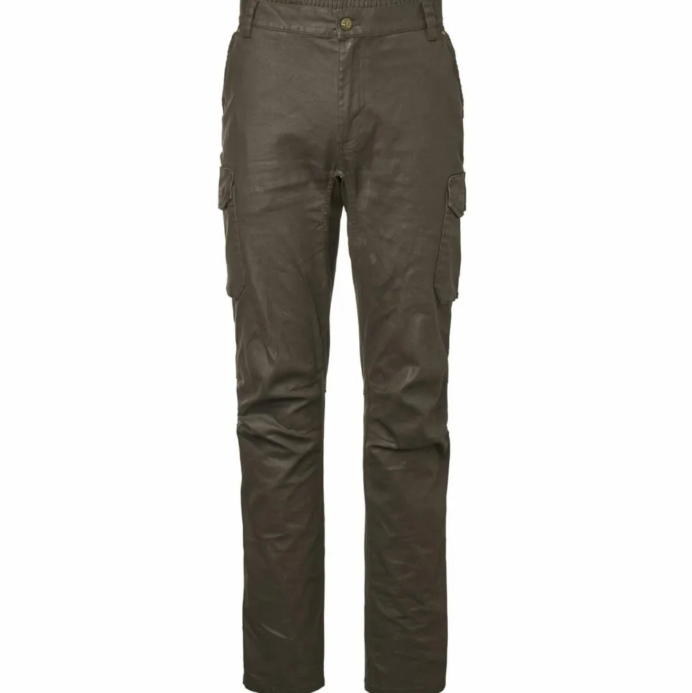 Clearance Chevalier Men's Vintage Pants Leather Brown