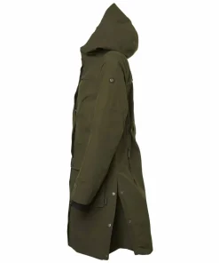 New Chevalier Women's Fractus Chevalite Rain Coat Tobacco Green
