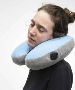 Hot Cocoon U-Shaped Neck Pillow Light Blue/Grey