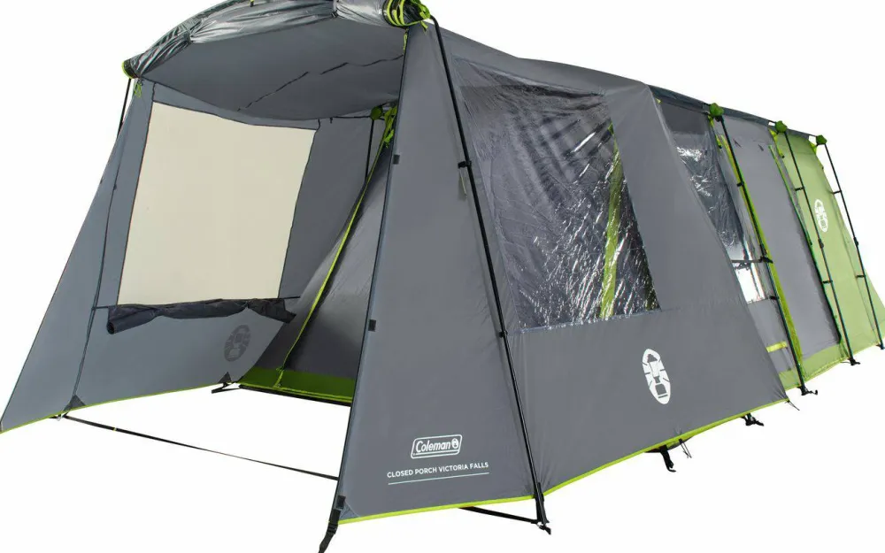 New Coleman Closed porch Victoria Falls Grey