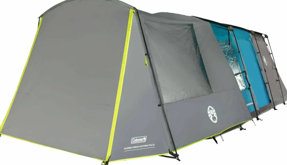 New Coleman Closed porch Victoria Falls Grey