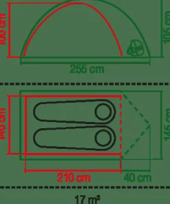 Online Coleman Tent Darwin 2 Plus Blackout Green-green