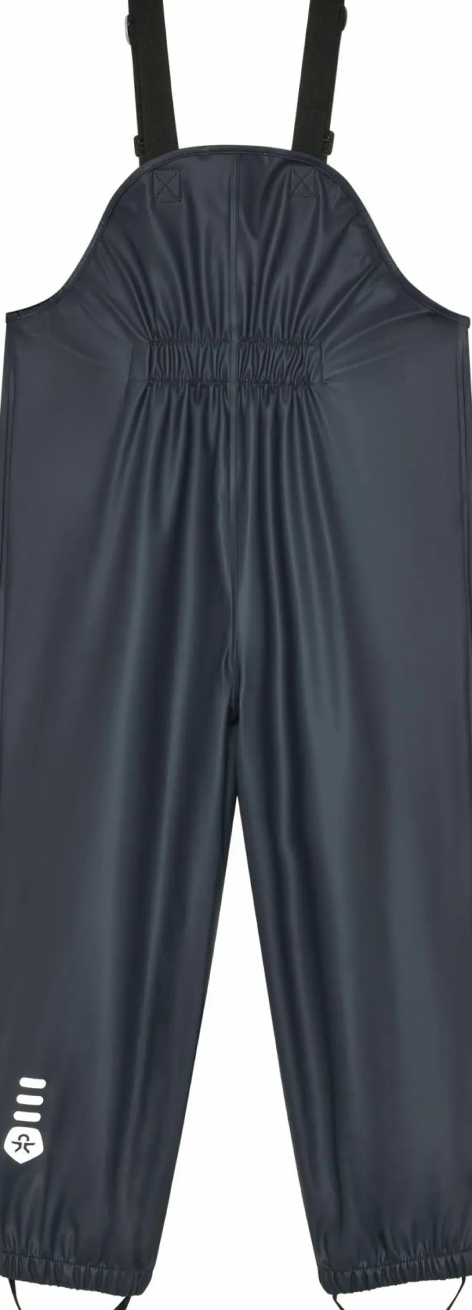 Outlet Color Kids Kids' Rain PU Pants Bib Ebony