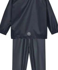 Best Color Kids Kids' Rainwear Pu Set Ebony