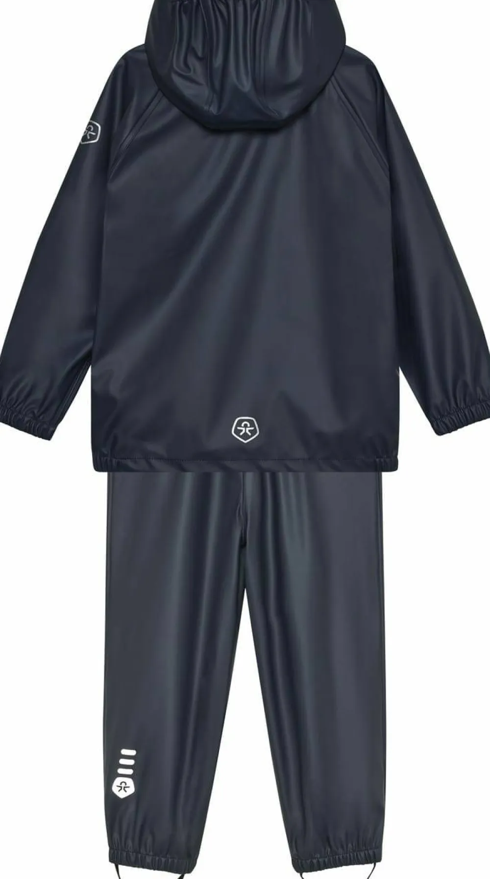 Best Color Kids Kids' Rainwear Pu Set Ebony