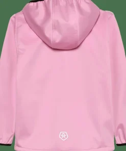 Clearance Color Kids Kids' Softshell With Fleece Begonia Pink