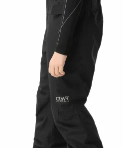 Best ColourWear Juniors' Slash Bib Pants Black