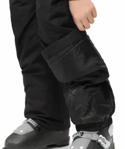 Best ColourWear Juniors' Slash Bib Pants Black